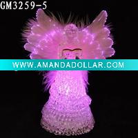 Wholesale fiber optical angel with LED light