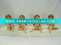 polyresin cupid figurine