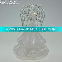 Wholesale glass angel with LED light