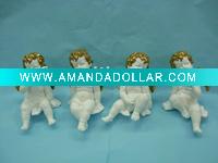 Wholesale lovely polyresin garden cupid angel for decoration