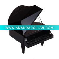 crystal piano music box