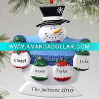 Wholesale Personalization Christmas Ornaments with shiny finish