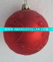 Christmas glass ball