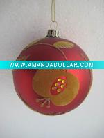Christmas glass ball