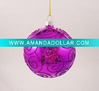 Wholesale Glass christmas ornament glass ball