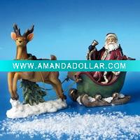 Wholesale resin crafts with santa gifts