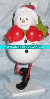 Wholesale polyrsin snowman decoration