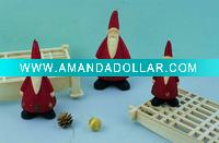 Santa Claus shape Christmas candle
