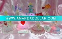 Glass Figurines Gift With Light