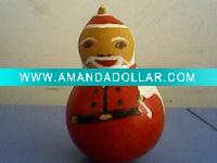 Wholesale Gourd material lively Christmas decoration santa claus
