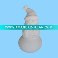 plaster snowman