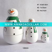 Snowman Russian Doll