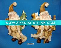 Wholesale stock polyresin santa claus