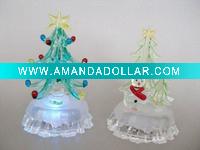 Wholesale GLASS CHRISTMAS TREE & SANTA