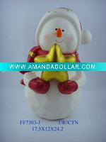 Wholesale Ceramic christmas snowman decoration
