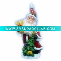 Wholesale Novelty candle christmas santa with gift bag