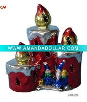 Wholesale Lovely Christmas candle with santa claus gift