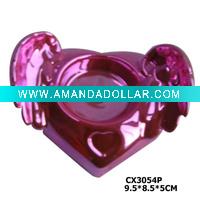 Ceramic Christmas Heart Shape Candle