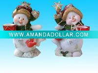 Wholesale promotional polyresin snowman figurine