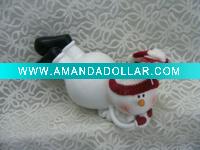 polyresin snowman figurine