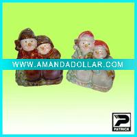 ceramic dancing santa snowman