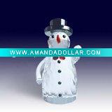 crystal snowman/crystal christmas craft/christmas snowman