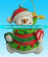 Hotsale resin snowman figurine
