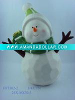 porcelain christmas snowman decoration