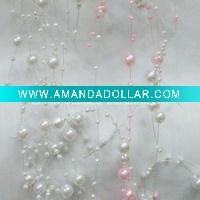 wedding beaded garland, fashion garland, crystal beaded garland