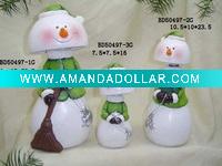 Wholesale porcelain snowman figurine