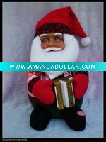 Wholesale Electric santa claus playing accordion