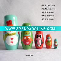 Christmas Russian Nesting Dolls