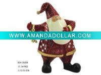 Wholesale christmas decoration polyresin santa ornament