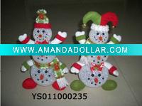 Christmas light flashing snowman