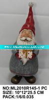 Wholesale christmas santa in polyresin for ornaments