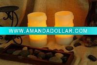 Wholesale battery operated flameless led wax candles