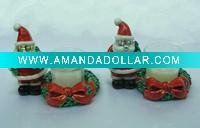 Wholesale Magnet Candle Holder Resin Christmas Item