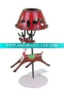 Wholesale reindeer candle holder metal christmas craft