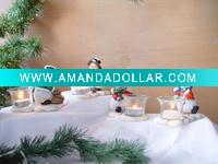 Polyresin Snowman candleholder