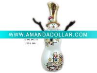 Wholesale christmas decorative polyresin snowman statue