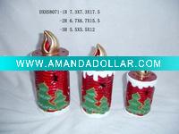 ceramic candle holder for christmas