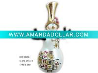 Wholesale christmas decoration polyresin snowman gift