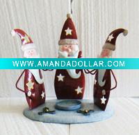 Wholesale Metal christmas candle holder for decoration