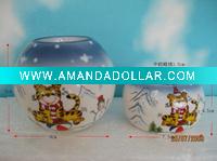 Ceramic Christmas Candle holder