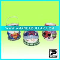 christmas ceramic pot