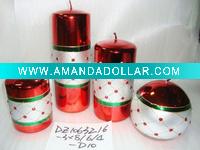 Wholesale hot selling classic candle,christmas candle,metal decorative candle, candle ornament, craft decoration candle,gift candle