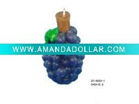 Wholesale Christmas grape candle decoration