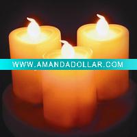 Wholesale New design heart shape LED Rechargeable Candle TC093