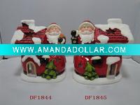 X'mas ceramic decorative candle