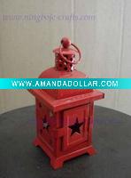Wholesale Christmas metal candle lantern